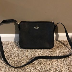 Kate Spade Black Leather Crossbody bag